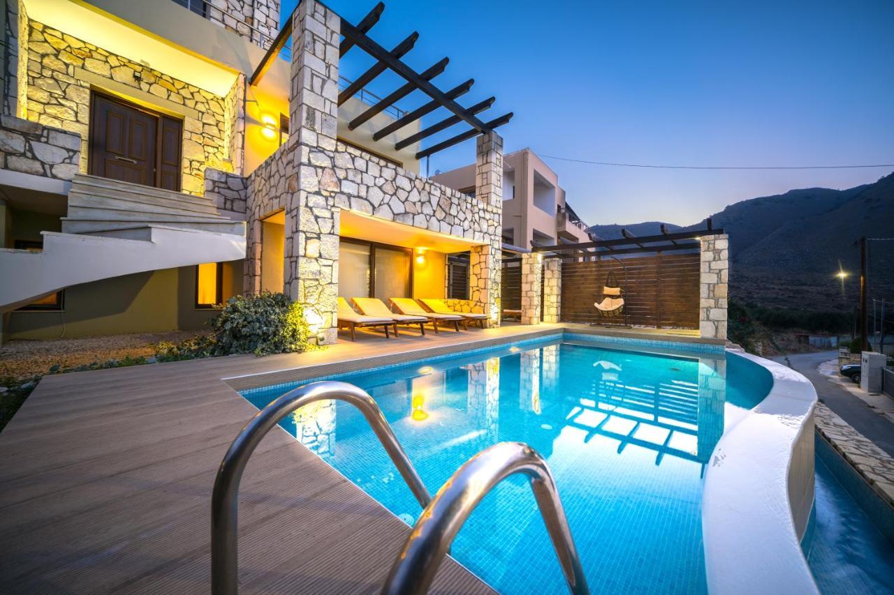 Villa Majestic Crete Heated Pool And Sauna Megala Chorafia Exterior foto