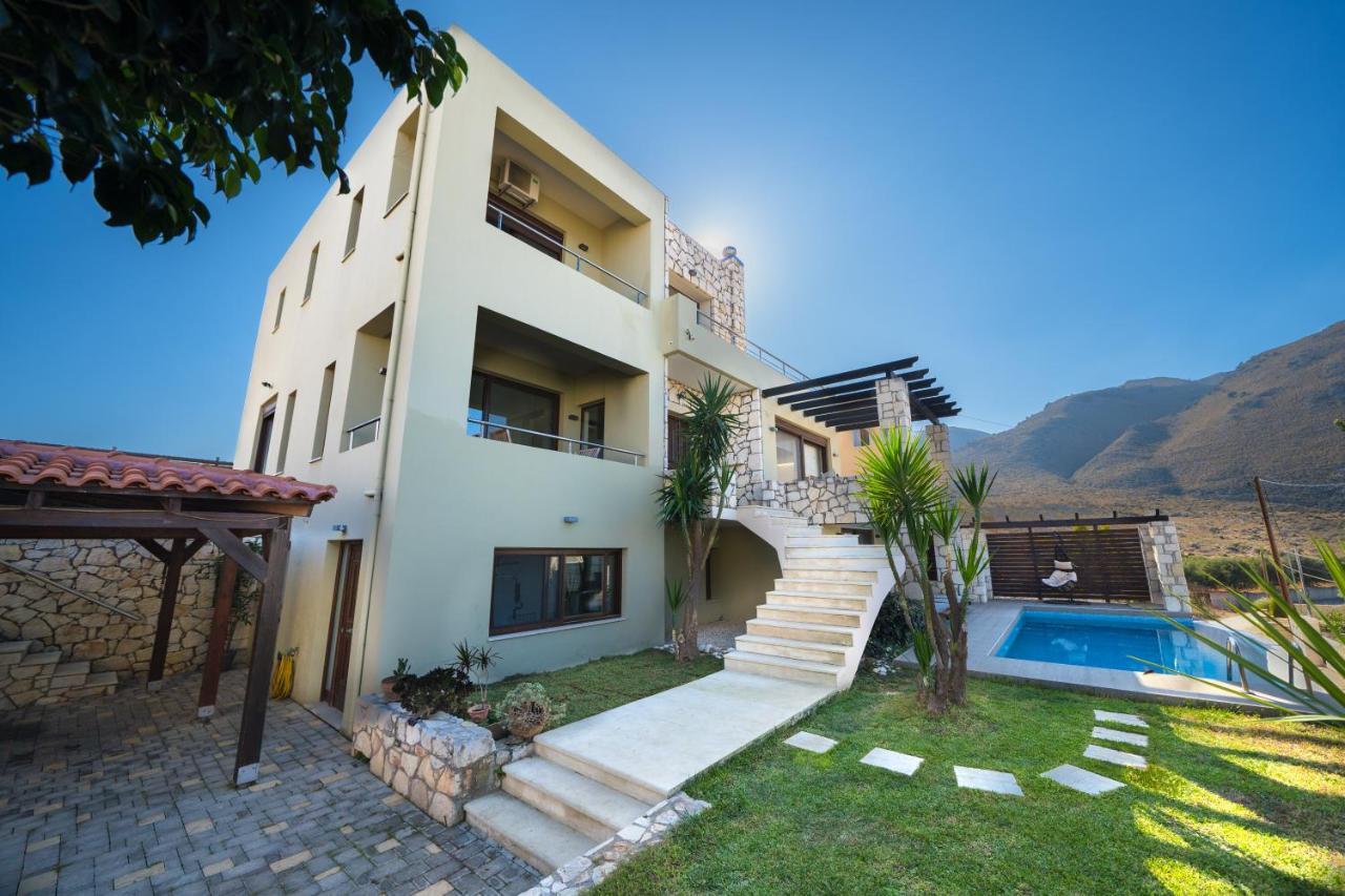 Villa Majestic Crete Heated Pool And Sauna Megala Chorafia Exterior foto